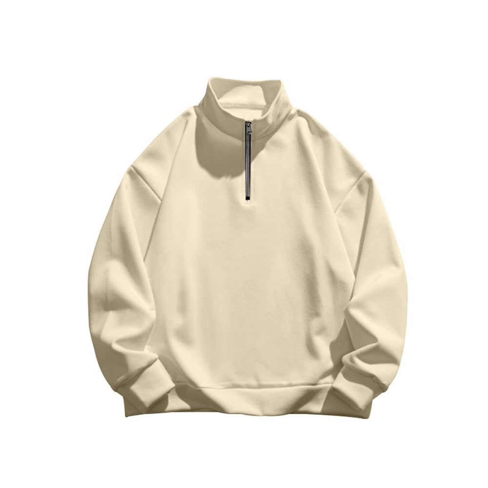 Volume Sweat Big Zipフーディー ベージュ Volume Sweat Big Zipフーディー